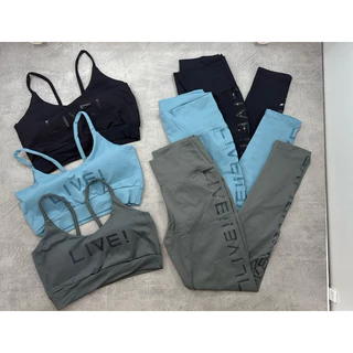 Conjunto Fitness Poliamida Top E Legging Premium Zero Transparência