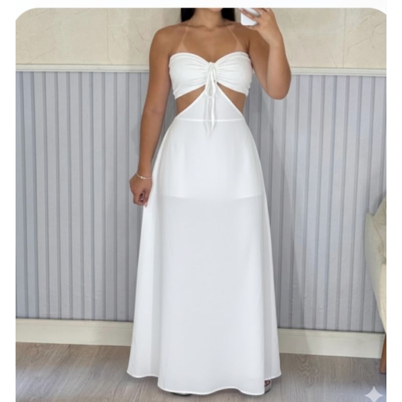 vestido feminino branco réveillon ano novo 2026 | Shopee Brasil