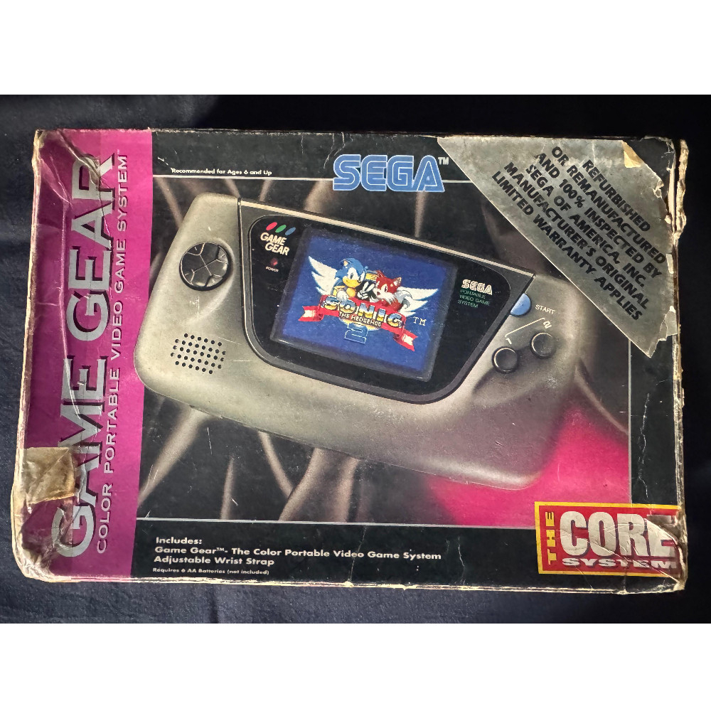SEGA GAME GEAR 本体 セト Sega Game Gear C/ Caixa | Shopee Brasil