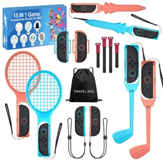 Kit de acessórios domésticos 15 em 1 Switch 2 Jogos esportivos