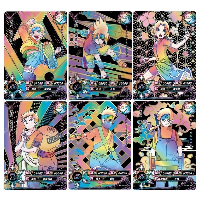 Naruto Kayou TCG - Kit Cards ' SLR ' Completo (60 Cartas Black +