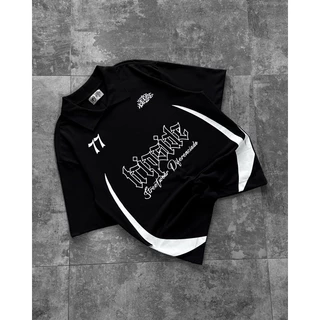 Camiseta Gola Polo Piquet Streetwear Tripside Original “77” - Preta