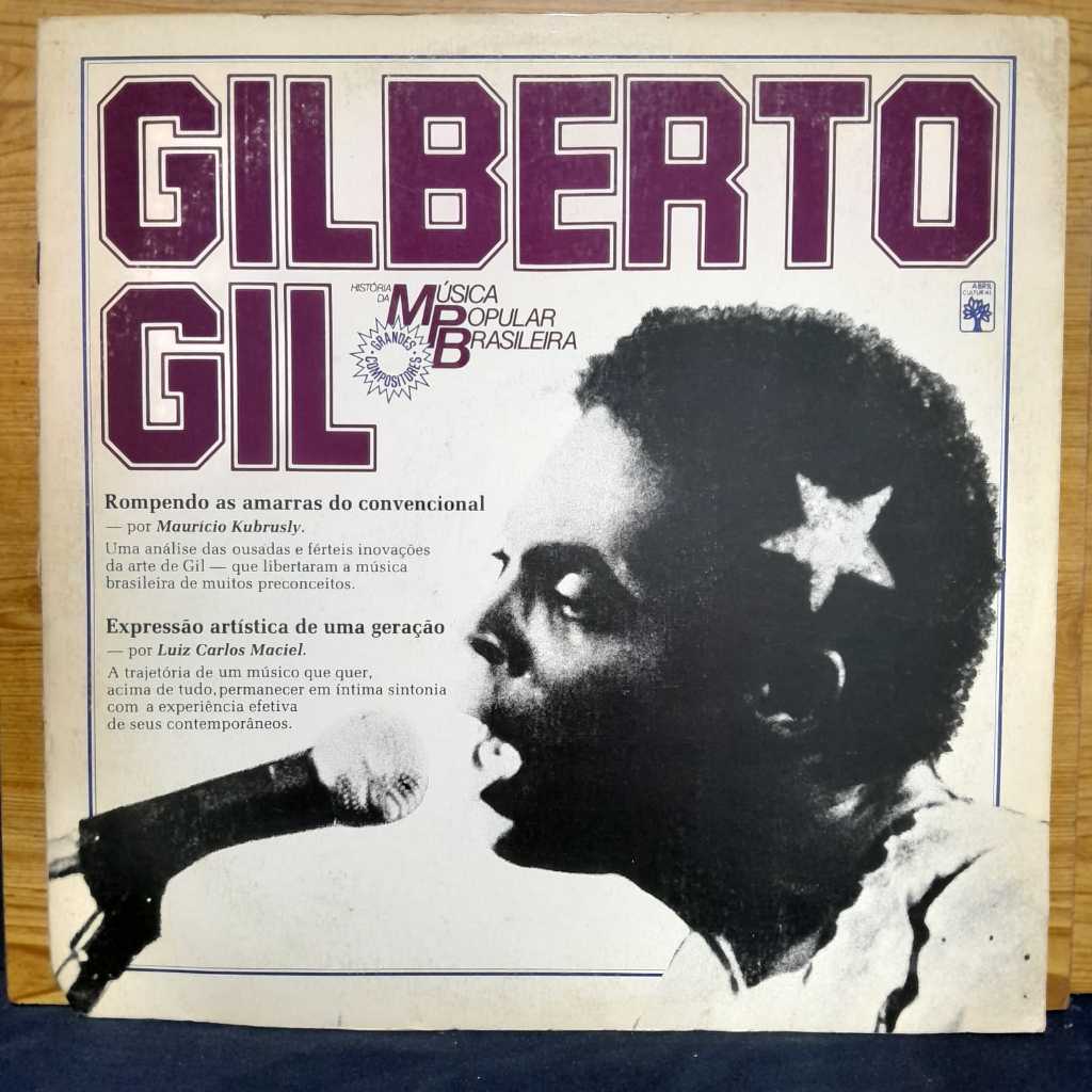 LP GILBERTO GIL / HISTÓRIA DA MPB / CAPA E DISCO EM ÓTIMO ESTADO ...