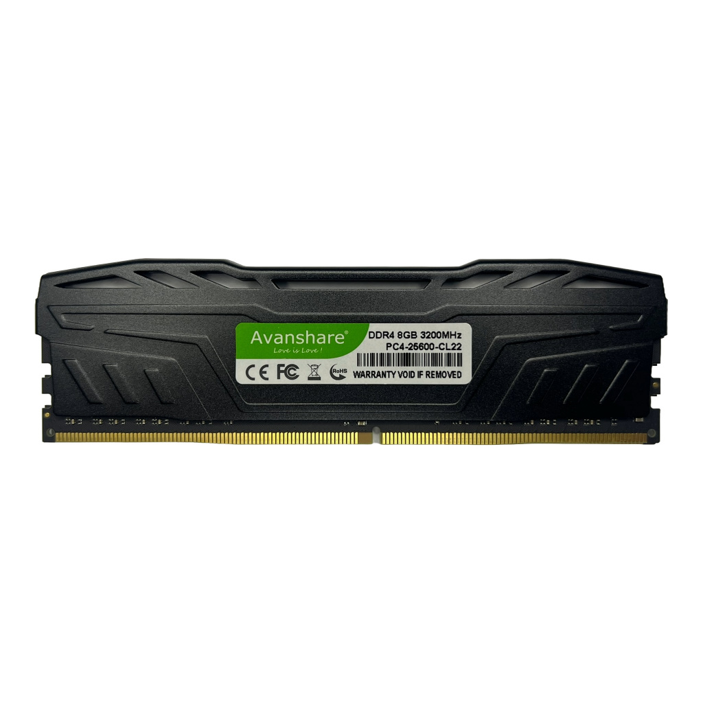 Memória Ram Avanshare 8gb Ddr4 3200mhz Para Desktop