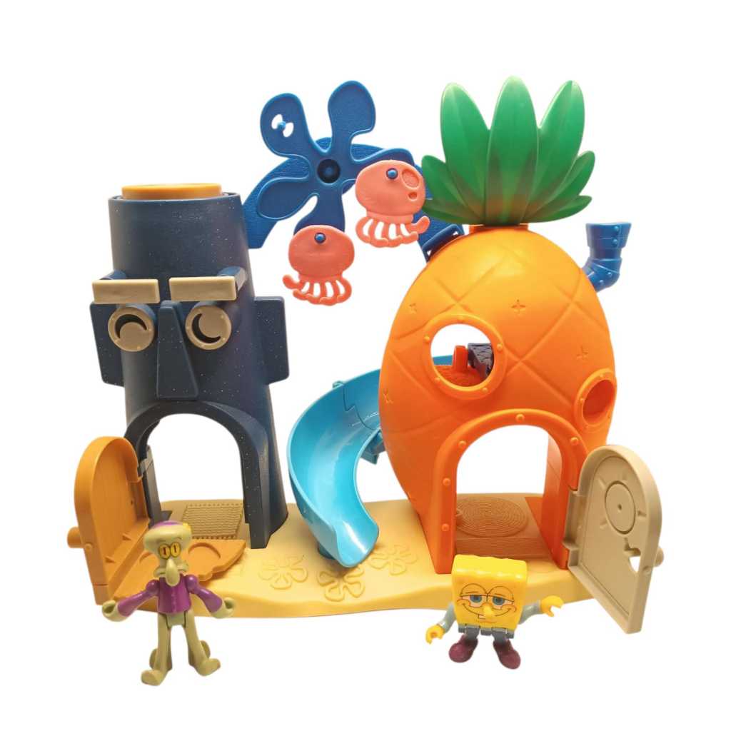 Cenário Bob Esponja Fenda Do Biquíni Imaginext Original Set Ref 2(Usado ...