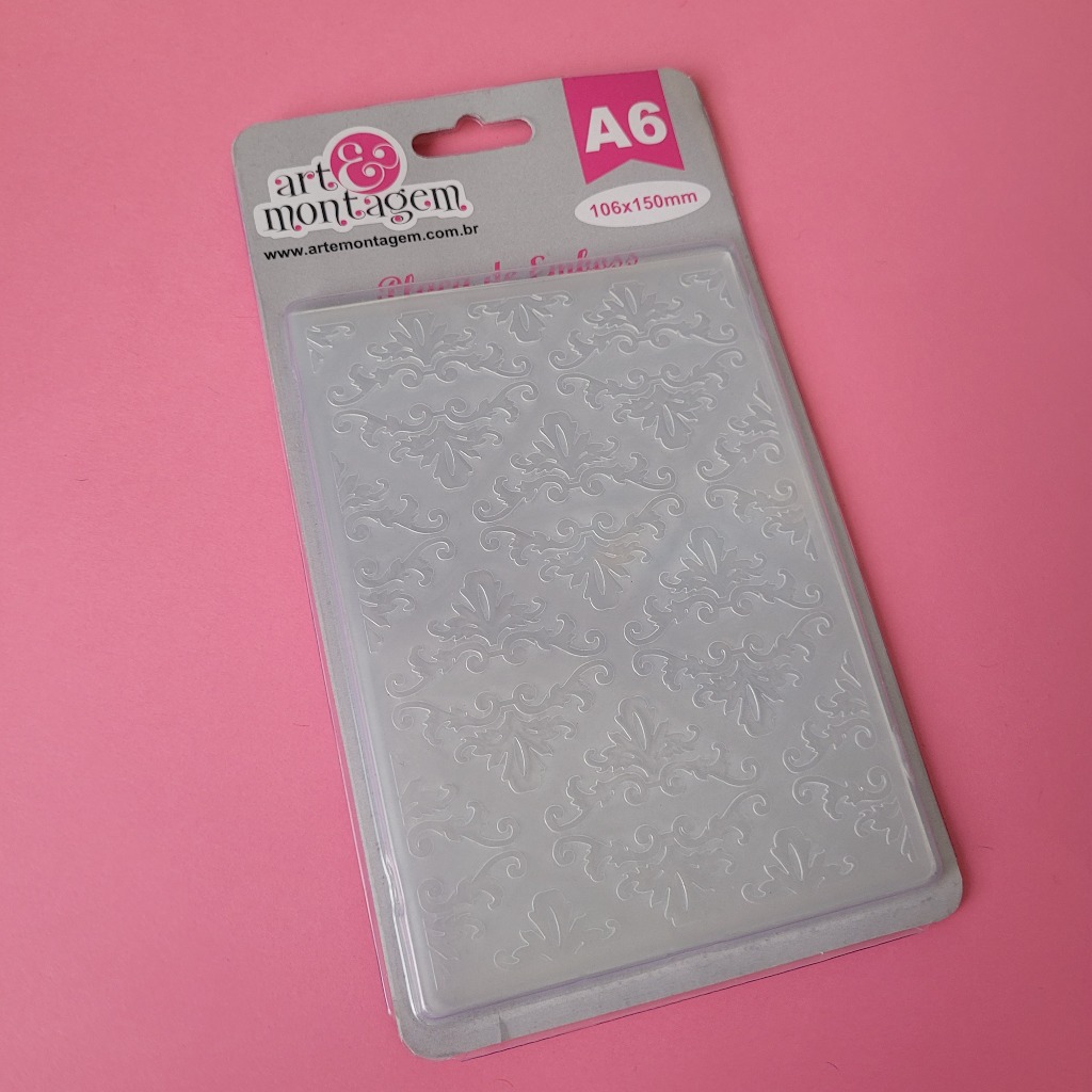 Placa de Textura Relevo Emboss Embossing - Modelos Diferentes A6 ...