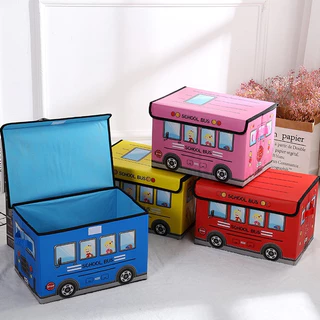 caixa organizadora infantil multiuso com tampa 23l ideal para brinquedos, roupas e uso escolar em Oferta na Shopee