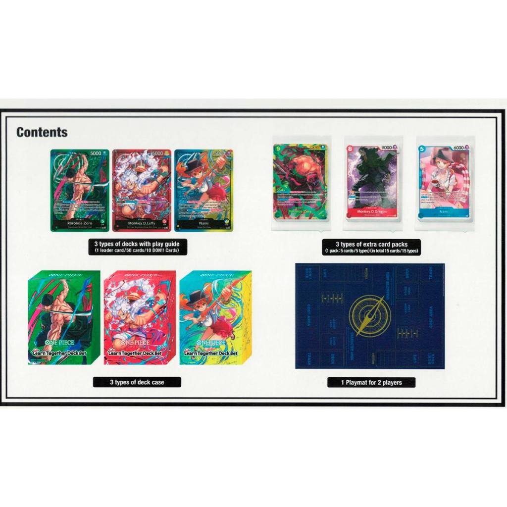 One Piece Starter Deck Para 2 Jogadores Learn Together Cartas