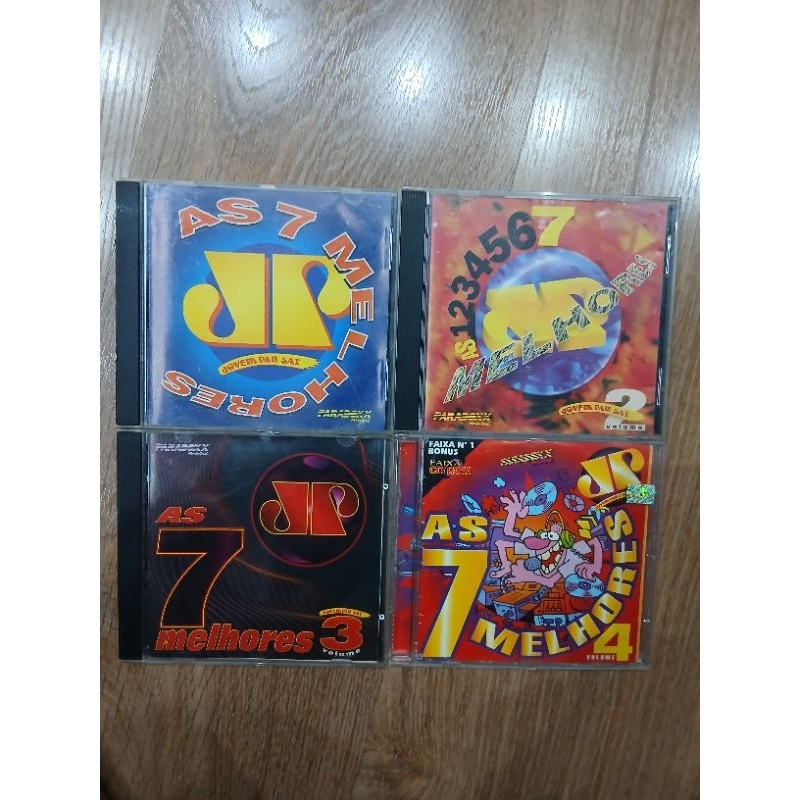 As 7 melhores da Jovem Pan (4 cds originais) ler observações | Shopee ...