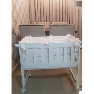kit 4peças Protetor de grade para Mini berço Monte seu kit berço menino menina maternidade.