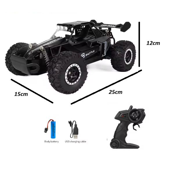 Carrinho Controle Remoto 1: 16 Off-Road Conquer, Gantry, Beast