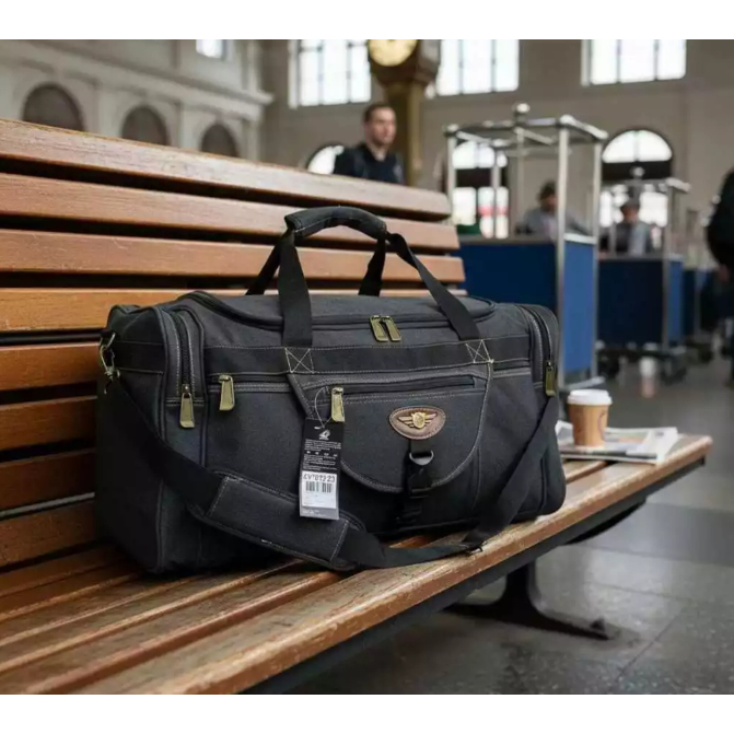 Bolsa viagem lona 60 e 75 litros Kvn, sacola transversal