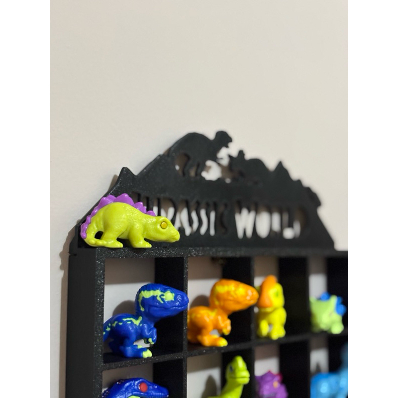 Suporte Jurassic World para Mini dinissauro Coleção kinder joy