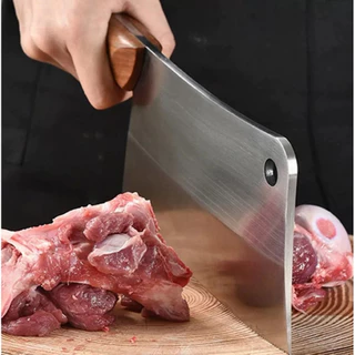 Cutelo Profissional 8" Tipo Artesanal Aço Manganes 30cm com Cabo Madeira Full Tang Bestfer