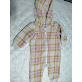 Macacão Sherpa Carter's Xadrez Bebê Menina 6 Meses Usado Bom Estado em Oferta na Shopee