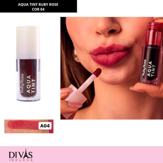 Lip Tint Ruby Rose Aqua Tint Cor 04 em Oferta na Shopee