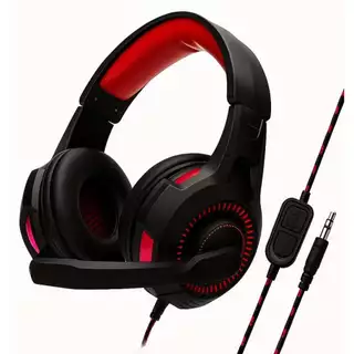 Fones de ouvido Headset Gamer com fio com microfone USB e P2 para PC computador headset videogames