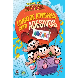 Turma da Mônica – Livro de Atividades com Adesivos “Amizade” | Infantil