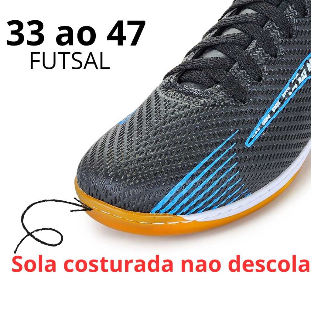 Tenis Futsal Profissional Leve Antiderrapante 33 Ao 47 | Shopee Brasil