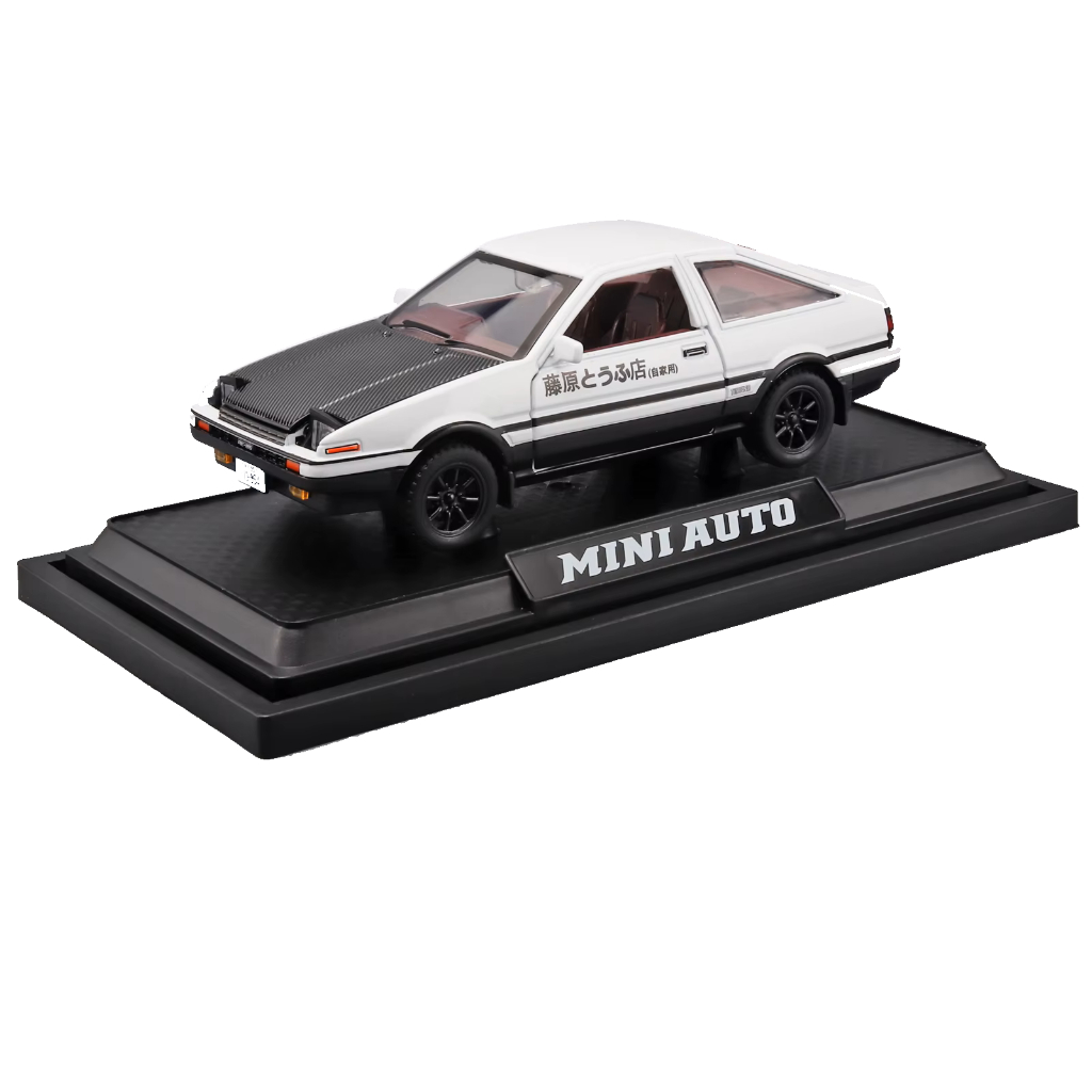 Miniatura Toyota Sprinter Trueno 1:32 AE86 Initial D Takumi