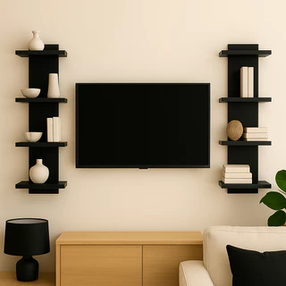Torre 4 Prateleiras 30cm Mdf  Organizador Quarto Sala em Oferta na Shopee
