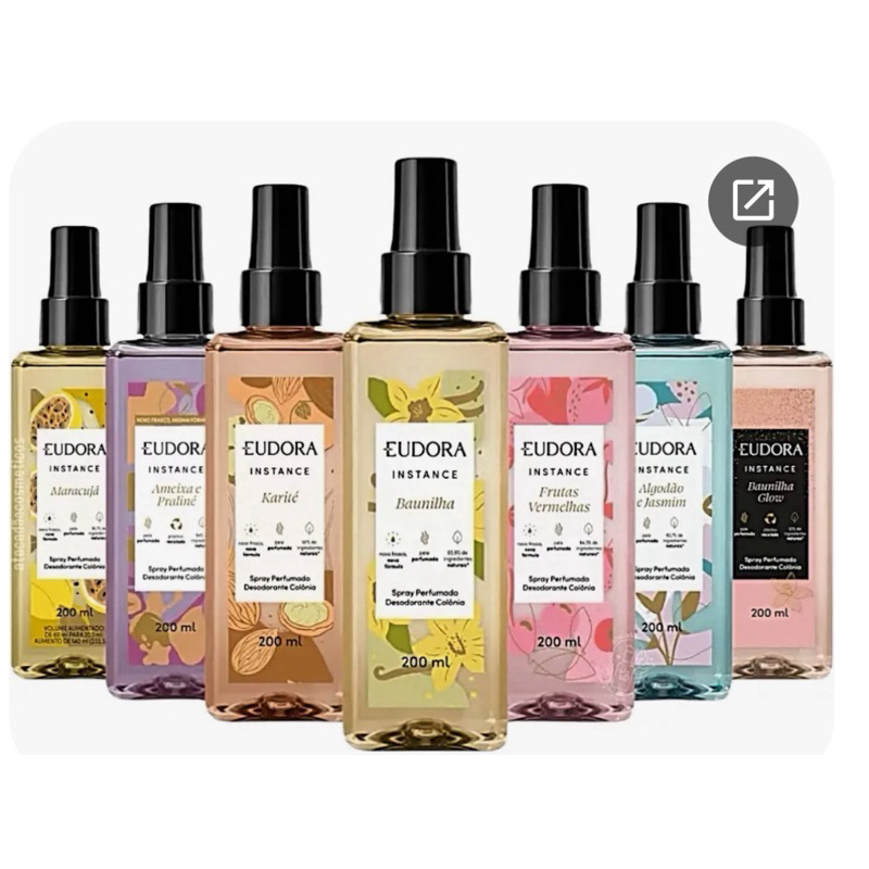 Eudora colonia Body splash | Shopee Brasil