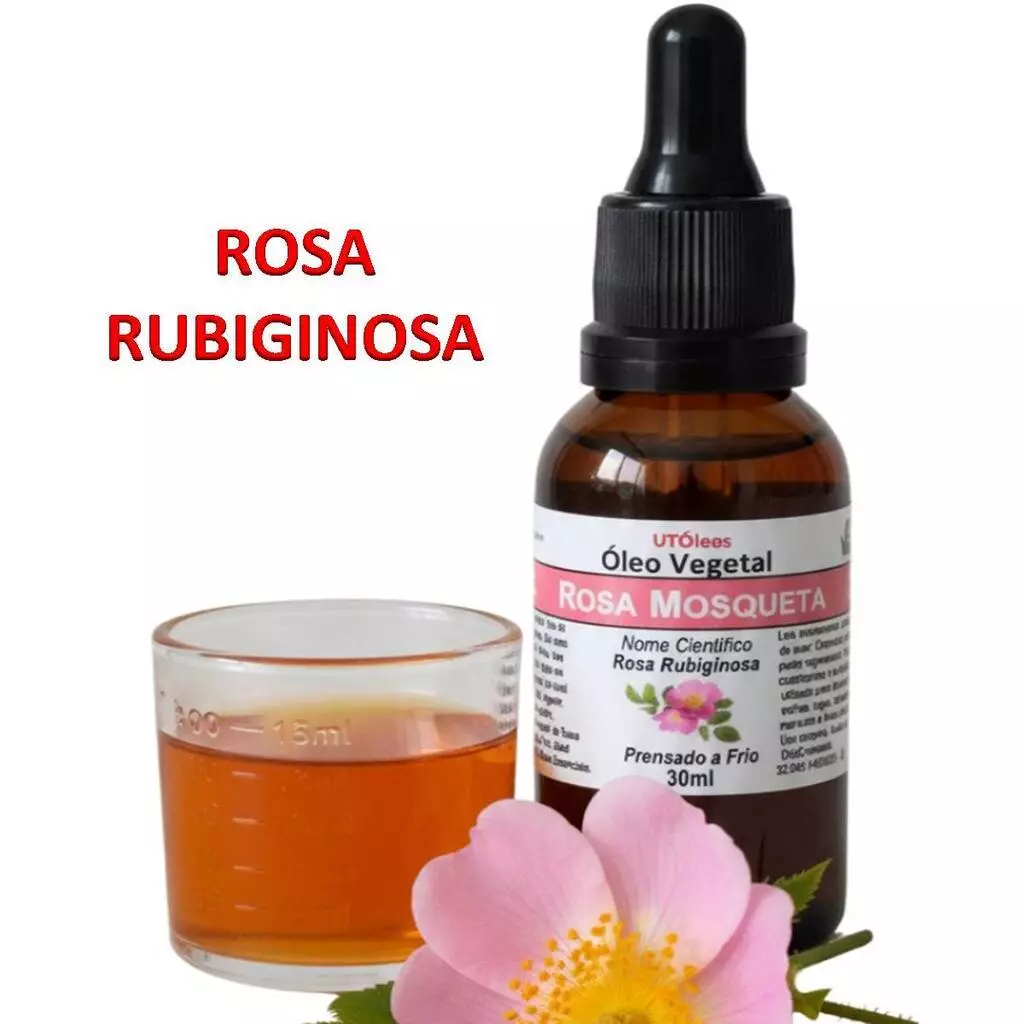 rosa mosqueta 100% puro óleo facial clareador