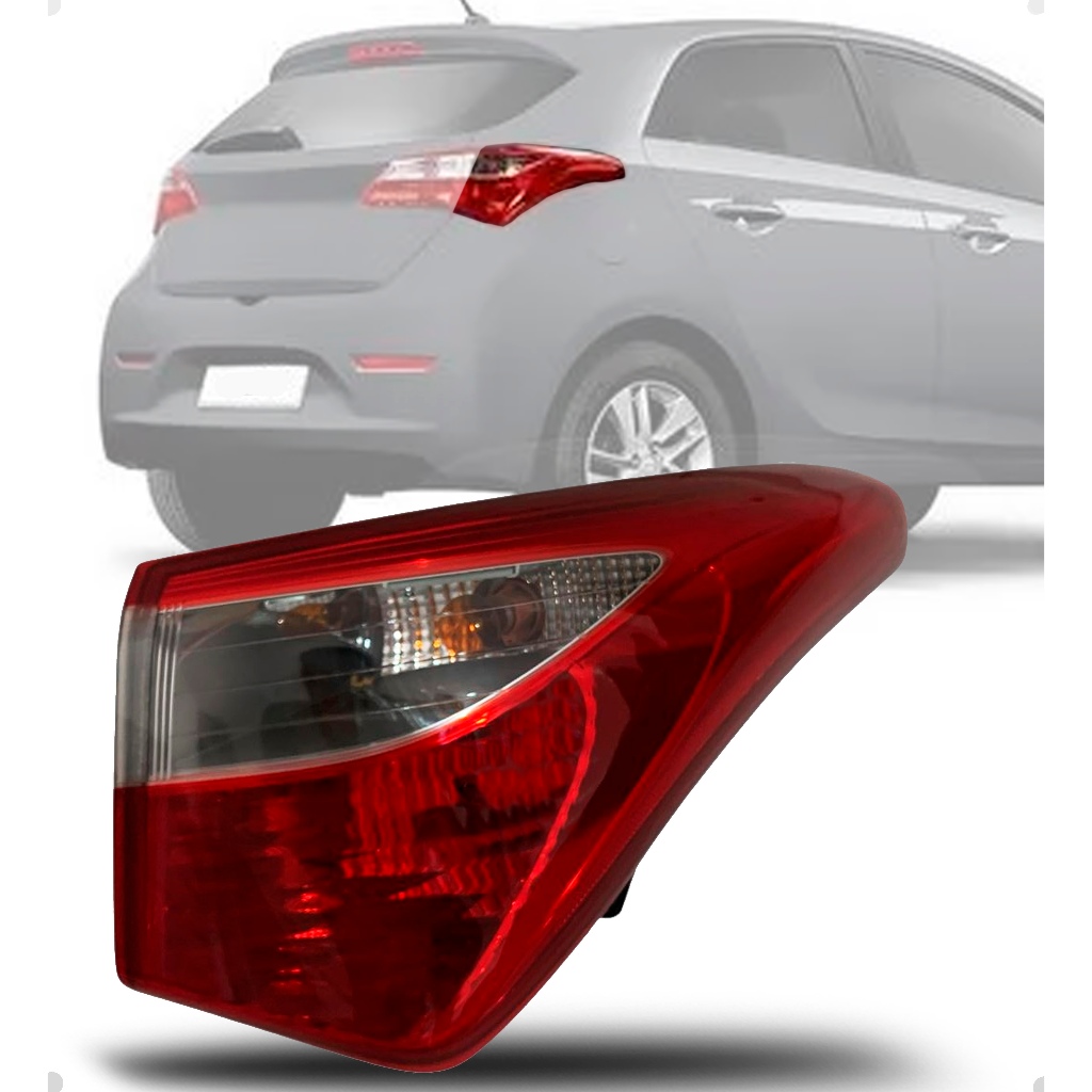 Lanterna traseira Hb20 Hatch 2012 2013 2014 2015 Canto lateral Original ...