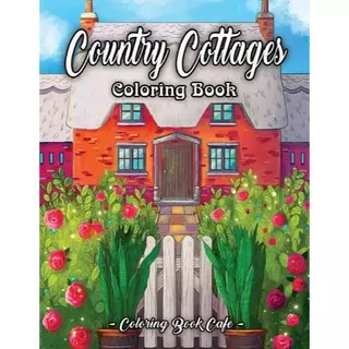 Country Cottages 25 Desenhos para colorir FOLHAS SOLTAS + Acetato NÃO VAI ENCADERNADO em Oferta na Shopee