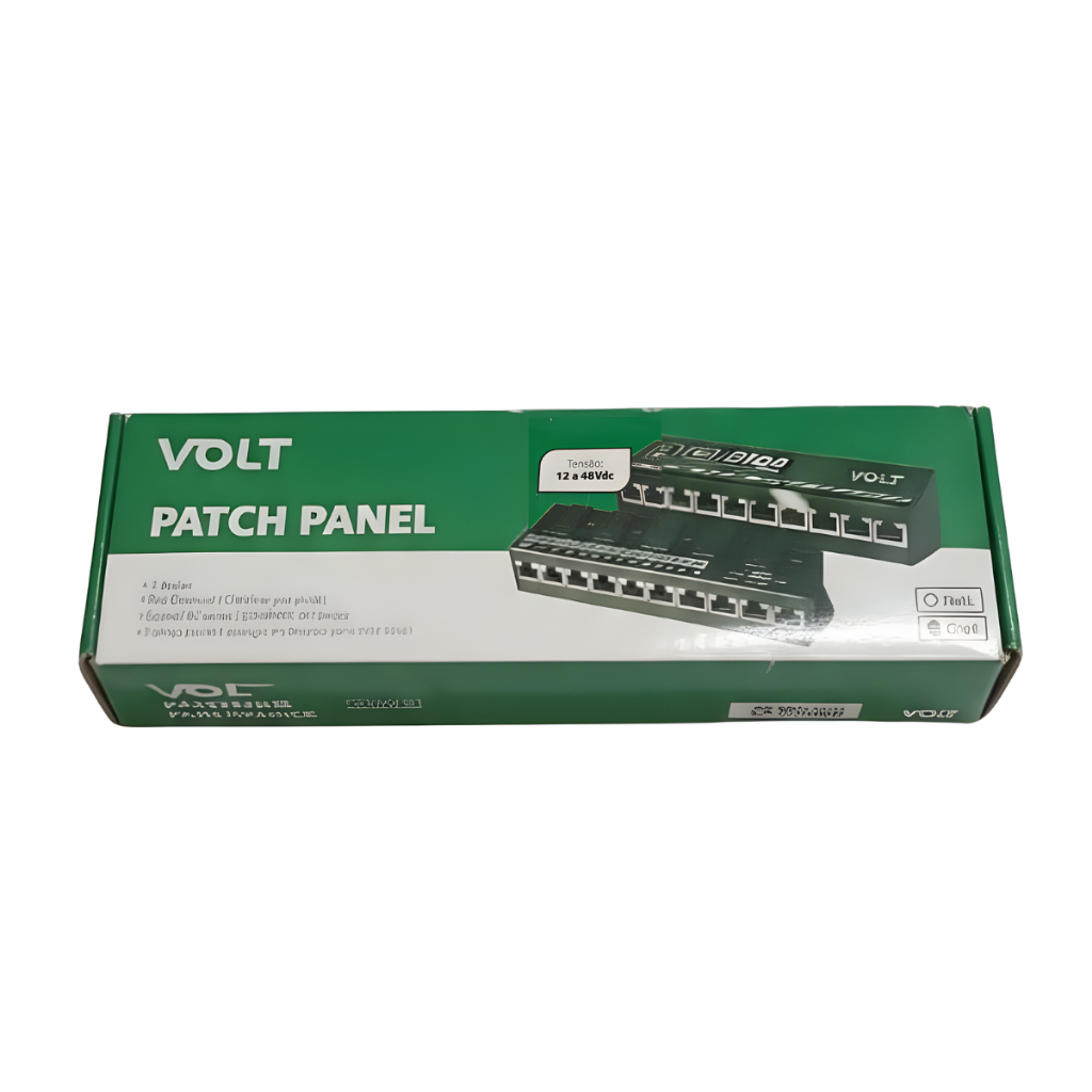Patch Panel PoE 5 Portas Fast Ethernet 12v a 48Vdc | Shopee Brasil