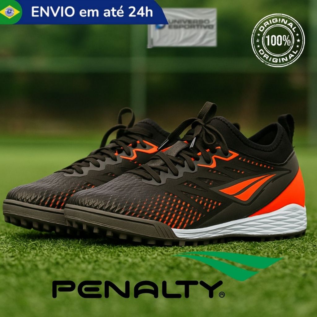 セミ 4点セット Chuteira Society Penalty Se7e Locker Grama Sintética Adulto