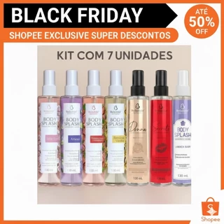 KIT 07 und Body Splash BIO INSTINTO DESODORANTE COLONIA PERFUME CORPORAL 130ML