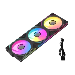 Kit 3 Fans ARGB Reverse 120mm Reverse MX120 - Jumpeak