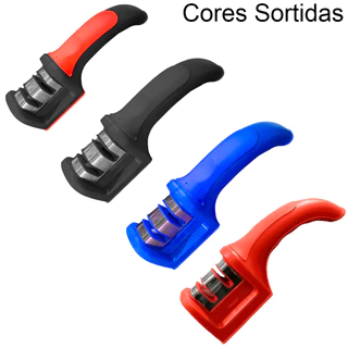 Amolador Afiador De Facas Tesouras Cutelos Canivetes Profissional 2 Em 1 Cores Sortidas em Oferta na Shopee