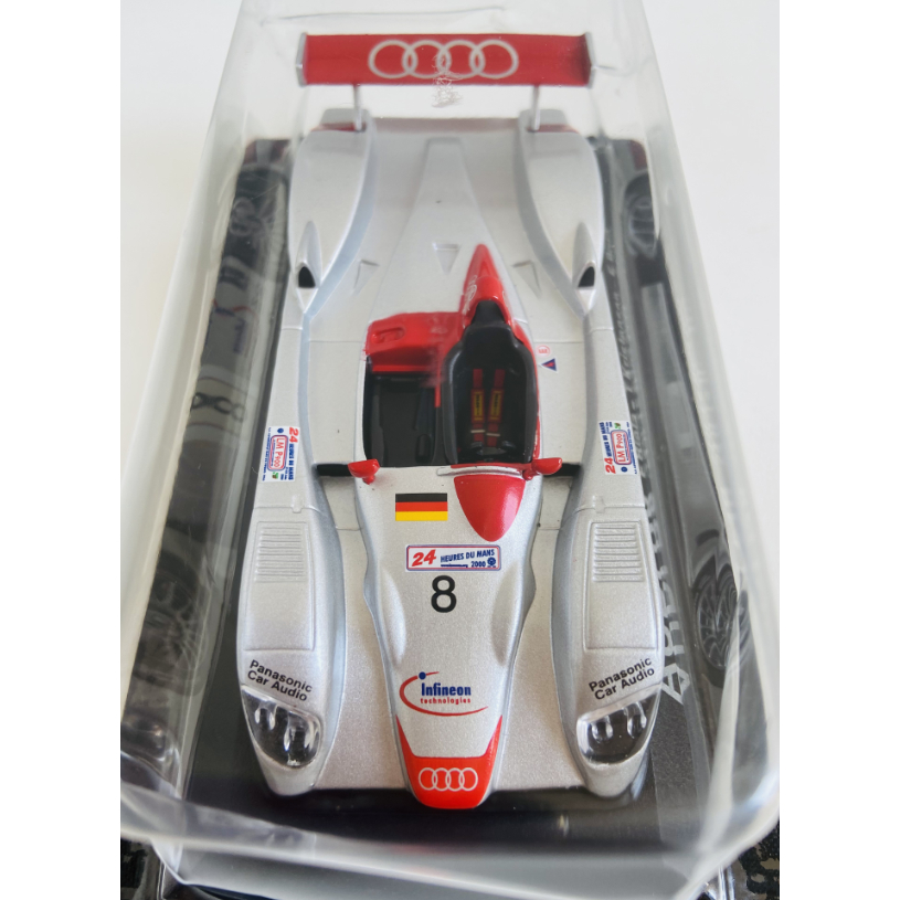 Miniatura Audi R8 LMP (Lacrada) - Vencedor de Le Mans 2000 - F1