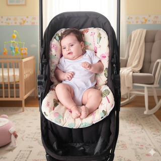 colchão para carrinho de bebê Moisés tamanho universal acolchoado em Oferta na Shopee