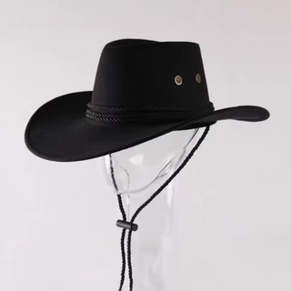 Chapéu De Cowboy Feminino / Masculino De Camurça Com Aba Larga Festa junina Fantasia unisex XL3316