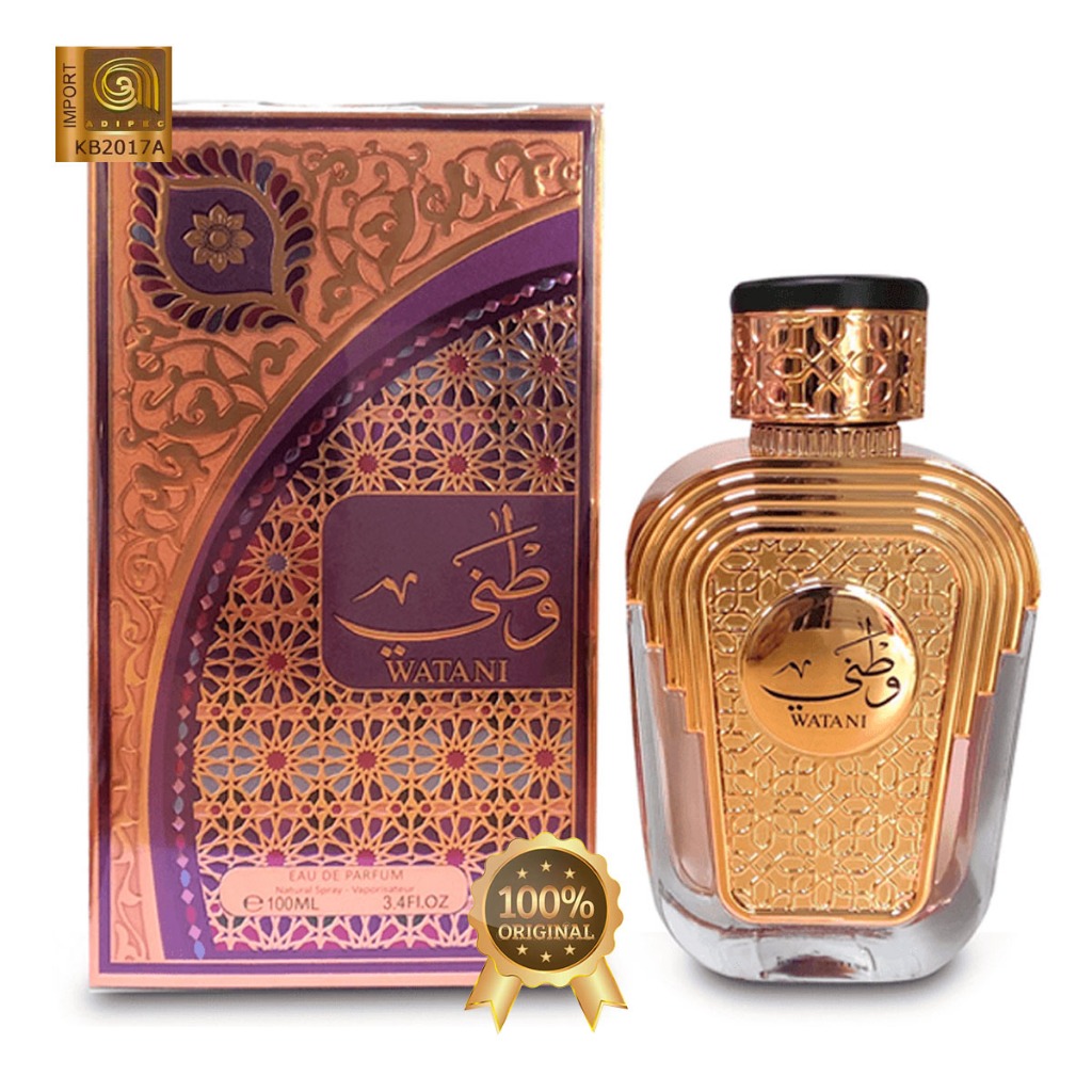 Perfume Importado Al Wataniah Watani Eau de Parfum Feminino 100ml I 100% Orignial Com Selo Adipec
