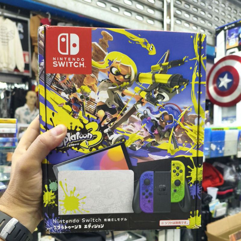 Nintendo switch OLED Splatoon 3 desbloqueado - Escorrega o Preço