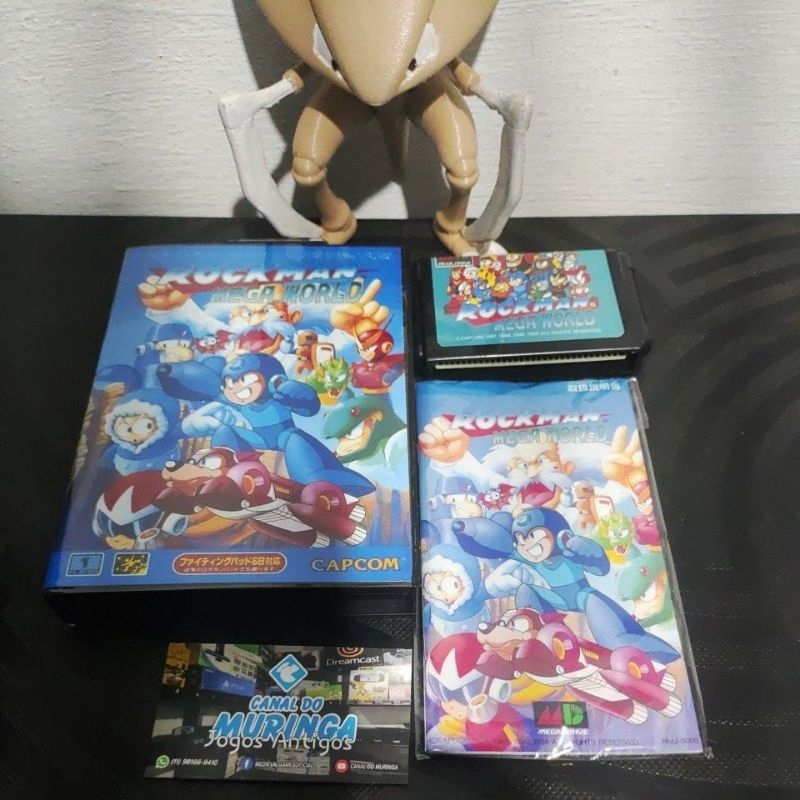 Rockman - Megaman Wily Wars- Mega Drive - manual completo