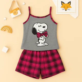 Baby Doll Snoopy Malha Premium Pijama Feminino Adulto Short e Alça Fina Verao Confortavel em Oferta na Shopee