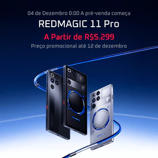 REDMAGIC 11 Pro Celular Gamer Snapdragon 8 Elite Gen 5 12/16/24GB + 256/512GB/1TB Resfriamento Líquido 7500mAh