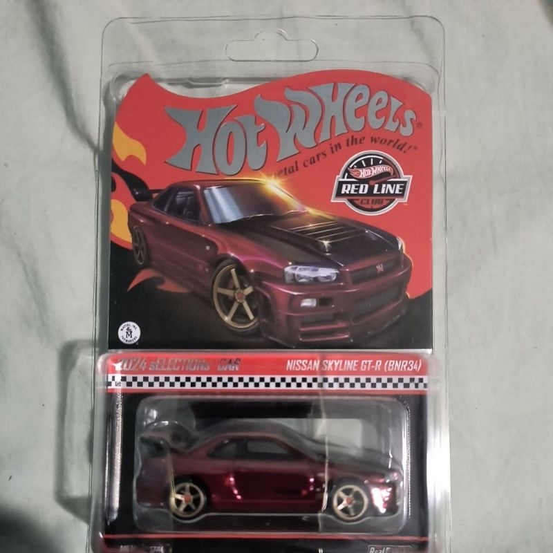 Hot Wheels Nissan Skyline GT-R 34 (BNR34) RLC Red Line Club
