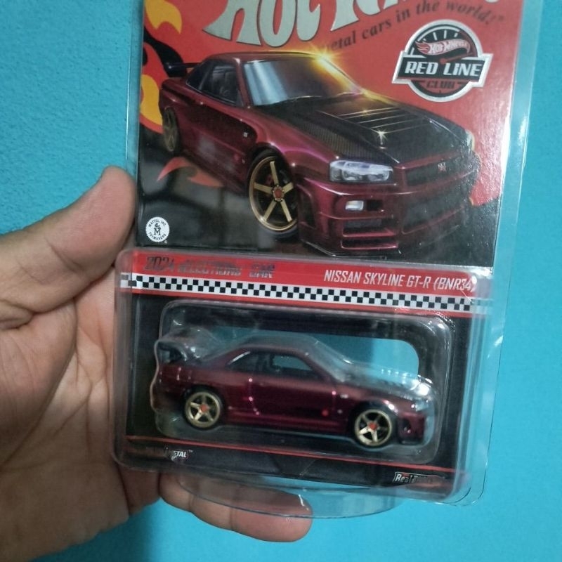 Hot Wheels Nissan Skyline GT-R 34 (BNR34) RLC Red Line Club
