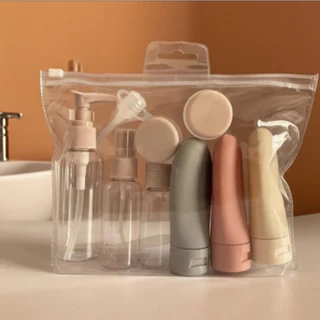 Kit De Frascos Para Viagem 11 Peças Creme Cosméticos Viagem -S1 em Oferta na Shopee
