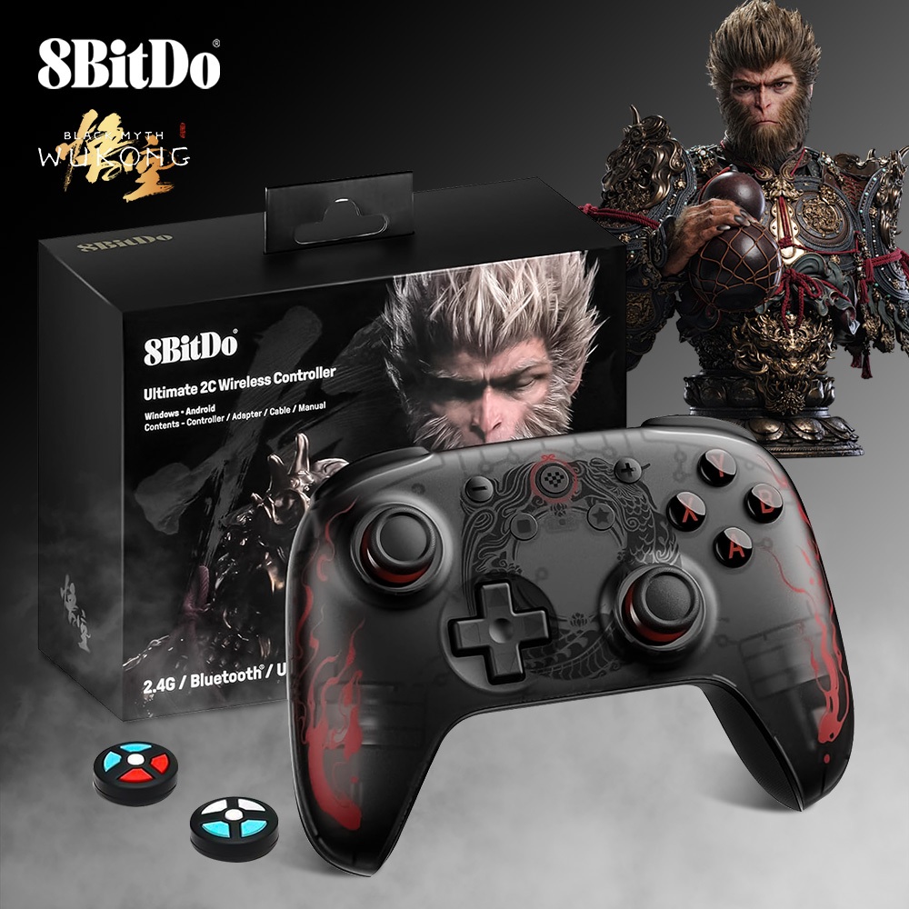 8bitdo Controlador de jogos: Goku Preto controle ps4 Xbox Controlador de jogos sem fio