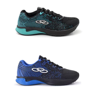 Kit 2 Pares Tênis Masculino Academia Treino Corrida Leve Resistente Confortável Barato Promoção!