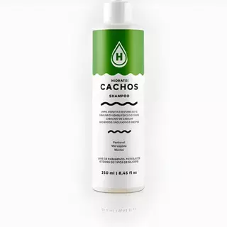 Hidratei Cachos Shampoo Hidratante para Cachos 250ml com Pentanol e Mel de Vegano em Oferta na Shopee