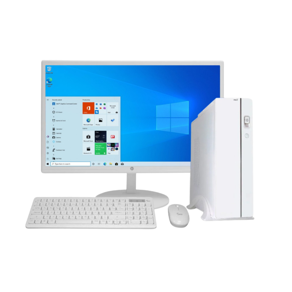 Pc Slim branco completo i5 / 16gb De Ram/ Ssd 1TB /Wifi /Tela 20''/ usb 3.0