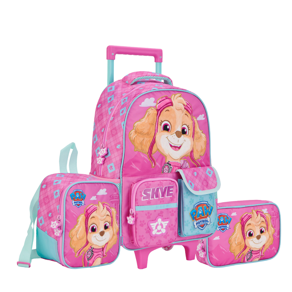 Kit Mochila Escolar Meninas Skye Patrulha Canina Original | Shopee Brasil